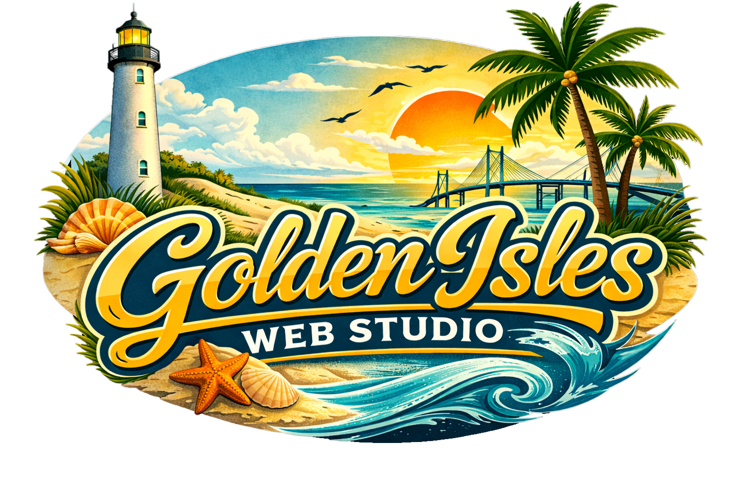 Golden Isles Web Studio Logo